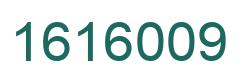 Number 1616009 green image