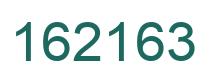 Number 162163 green image