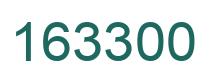 Number 163300 green image