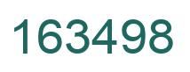 Number 163498 green image