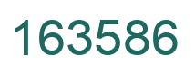 Number 163586 green image