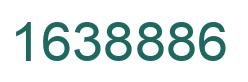 Number 1638886 green image