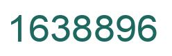 Number 1638896 green image
