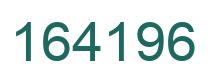 Number 164196 green image