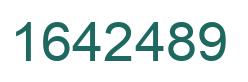 Number 1642489 green image