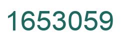 Número 1653059 imagen verde