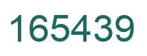 Número 165439 imagen verde
