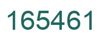 Número 165461 imagen verde