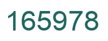 Número 165978 imagen verde