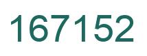 Número 167152 imagen verde