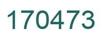 Número 170473 imagen verde