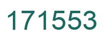 Number 171553 green image