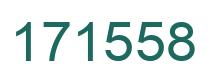 Number 171558 green image