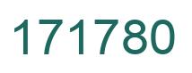 Number 171780 green image