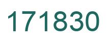 Number 171830 green image