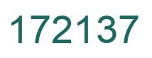 Number 172137 green image