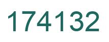 Número 174132 imagen verde