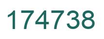 Número 174738 imagen verde