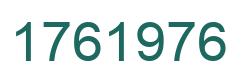 Número 1761976 imagen verde