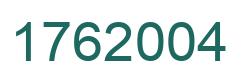 Number 1762004 green image