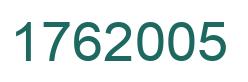 Number 1762005 green image