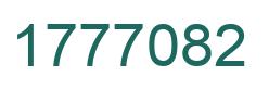Number 1777082 green image