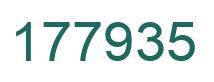 Número 177935 imagen verde