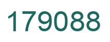 Number 179088 green image