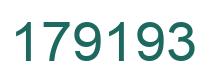 Number 179193 green image