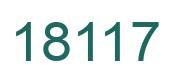Number 18117 green image