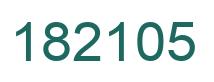 Número 182105 imagen verde