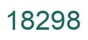 Number 18298 green image