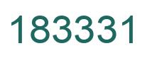 Número 183331 imagen verde