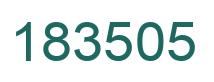 Número 183505 imagen verde