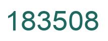Número 183508 imagen verde