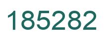 Número 185282 imagen verde