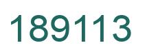 Number 189113 green image
