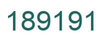 Número 189191 imagen verde