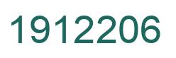 Number 1912206 green image