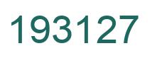 Número 193127 imagen verde