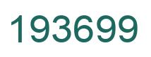 Número 193699 imagen verde