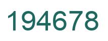 Número 194678 imagen verde