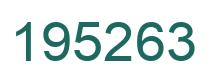 Número 195263 imagen verde