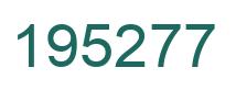 Número 195277 imagen verde