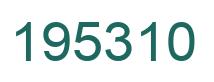 Número 195310 imagen verde