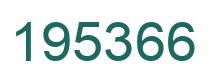 Número 195366 imagen verde