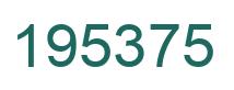 Número 195375 imagen verde