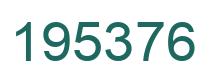 Número 195376 imagen verde