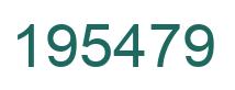 Número 195479 imagen verde
