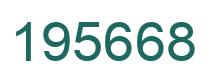 Número 195668 imagen verde